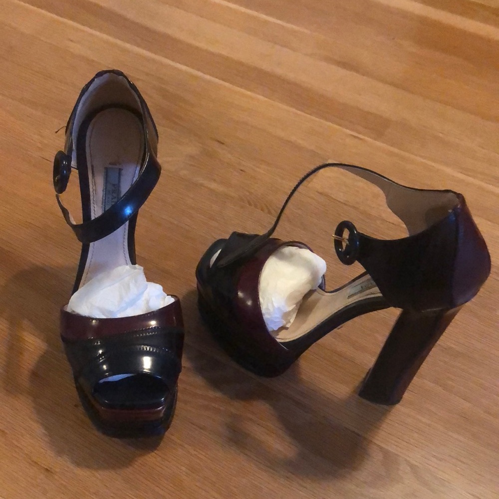 Prada platform sandals